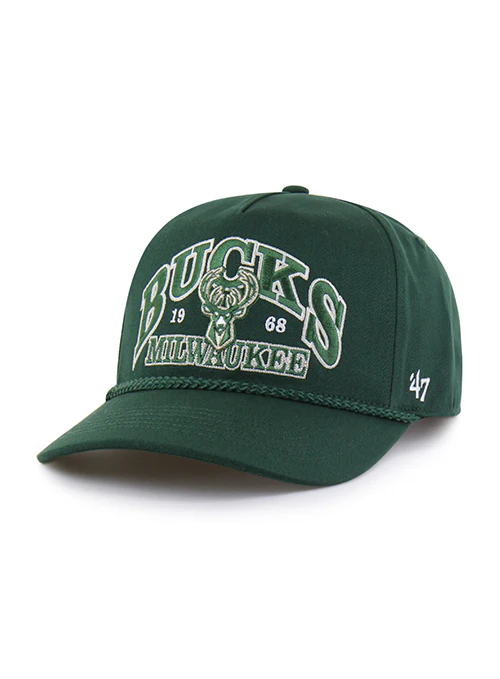 '47 Brand Breakwood Milwaukee Bucks Hitch Snapback Hat