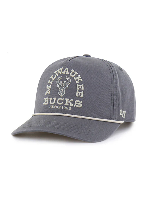 '47 Brand Canyon Ranchero Rope Hitch Milwaukee Bucks Adjustable Hat