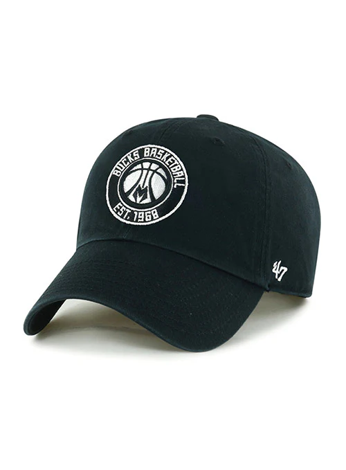 '47 Brand Clean Up Tonal Established Milwaukee Bucks Adjustable Hat