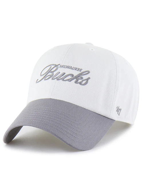 '47 Brand Crossover Basics Clean Up Milwaukee Bucks Adjustable Hat