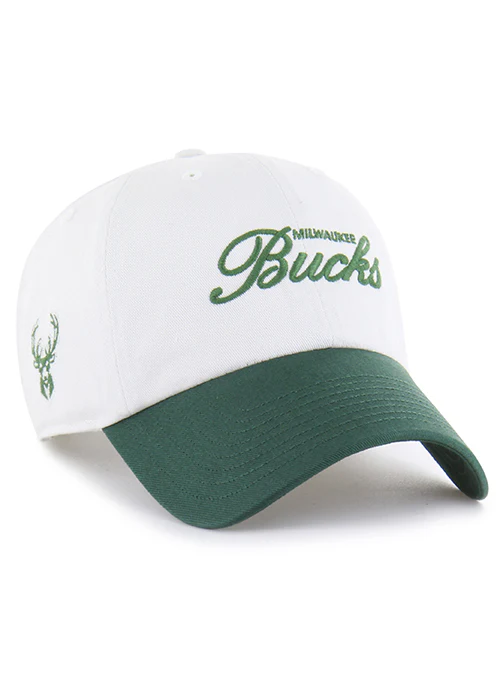 '47 Brand Crossover Basics Green Milwaukee Bucks Adjustable Hat - Image 2