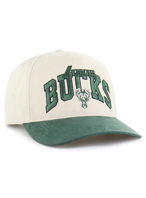 '47 Brand Crossover Basics Milwaukee Bucks Hitch Snapback Hat - Image 2
