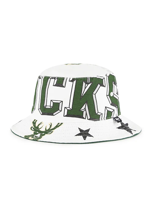Women's '47 Brand Energize Milwaukee Bucks Bucket Hat - Image 3