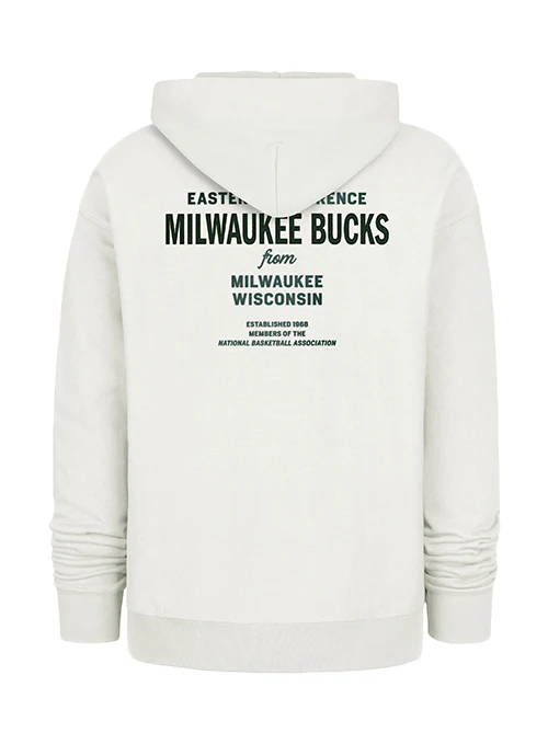 '47 Brand Foundation Contemporary Basic Milwaukee Bucks Hooded Sweatshirt