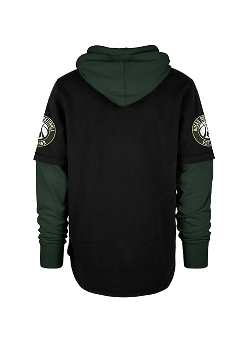 '47 Brand Shortstop Black Milwaukee Bucks Hooded Sweatshirt - Image 2