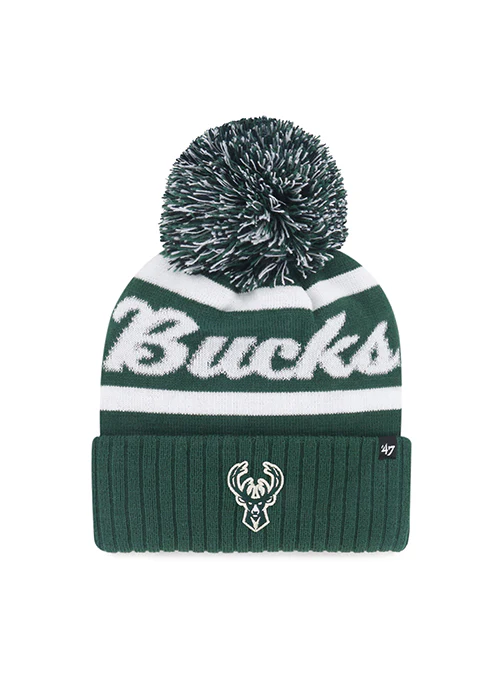 '47 Brand Spirited Milwaukee Bucks Pom Knit Hat