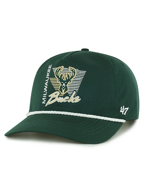 '47 Brand Hitch Splint Milwaukee Bucks Snapback Hat