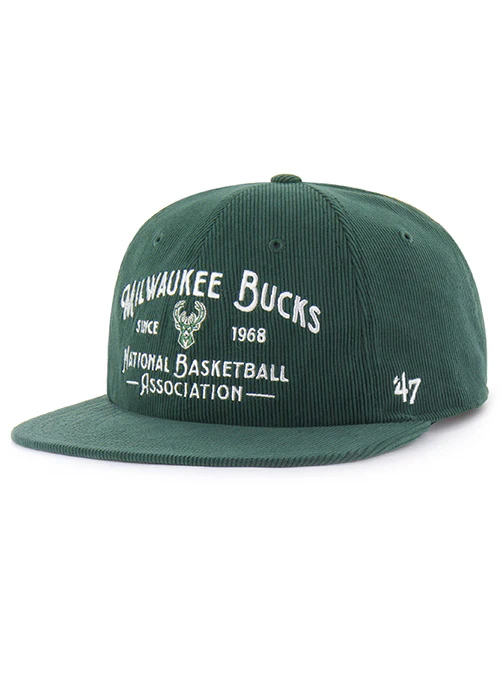 '47 Brand Whitlock Captain Milwaukee Bucks Snapback Hat