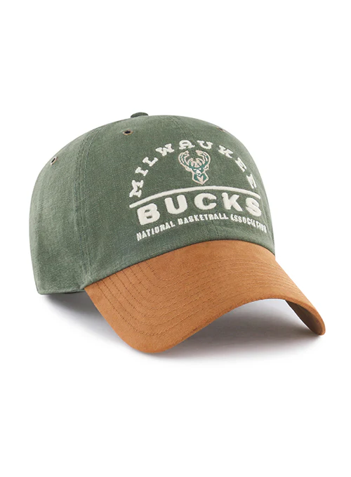 '47 Brand Windham Suede Milwaukee Bucks Clean Up Adjustable Hat - Image 2
