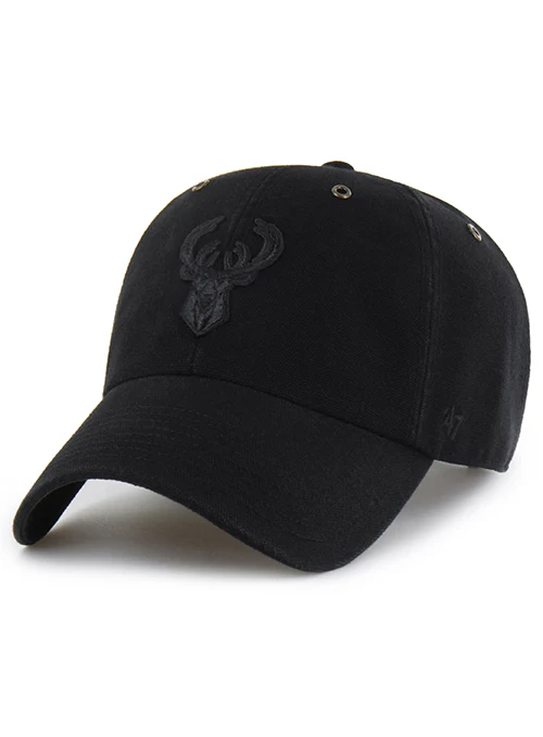 '47 Brand x Carhartt Black Clean Up Milwaukee Bucks Adjustable Hat