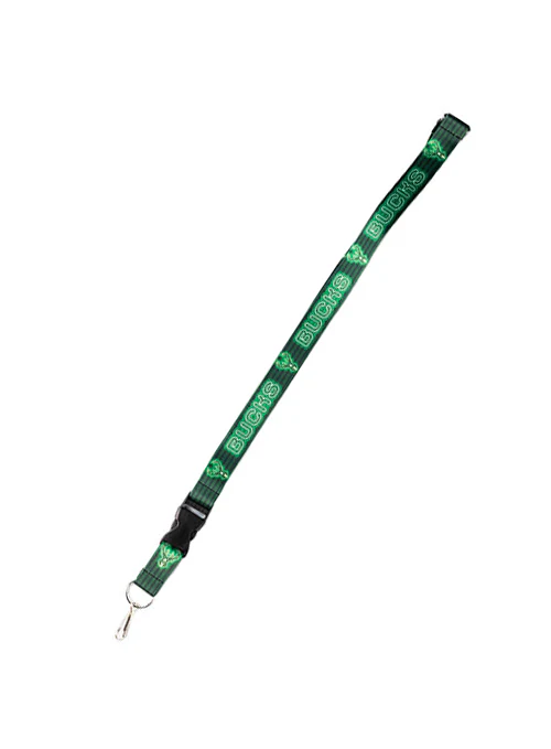 Aminco Neon Glow Milwaukee Bucks Lanyard