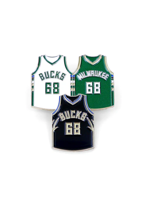 Aminco Trio Jerseys Milwaukee Bucks Pin