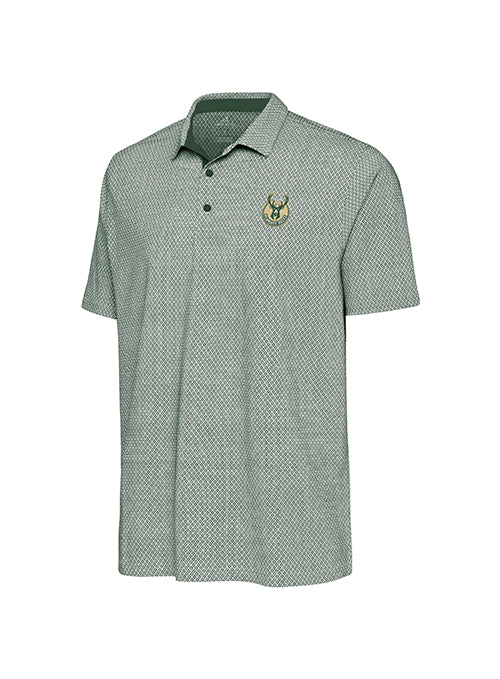 Antigua Intersect Milwaukee Bucks Flex Polo Shirt