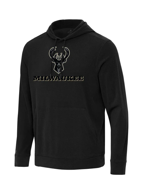 Antigua Omni Night Vision Milwaukee Bucks Hooded Sweatshirt
