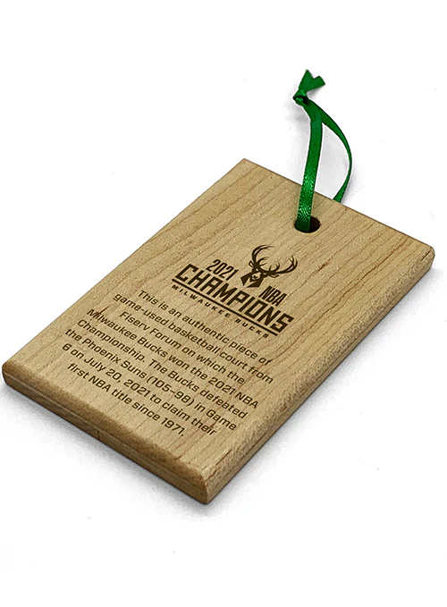 Artsman Championship Court Milwaukee Bucks Ornament - Image 2
