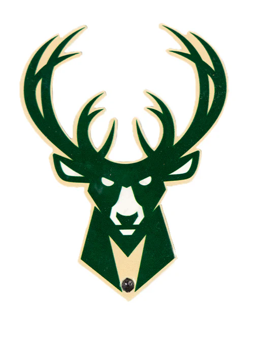 Authentic Street Signs Steel Icon Milwaukee Bucks Magnet