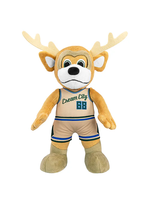 Bleacher Creature 2025-26 City Edition Bango Milwaukee Bucks  10'' Plush