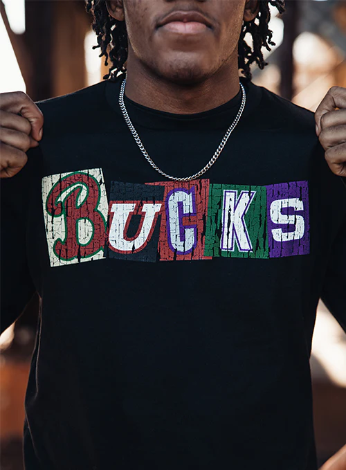 Bucks In Six x Mitchell & Ness Eras Milwaukee Bucks Long Sleeve T-Shirt - Image 3