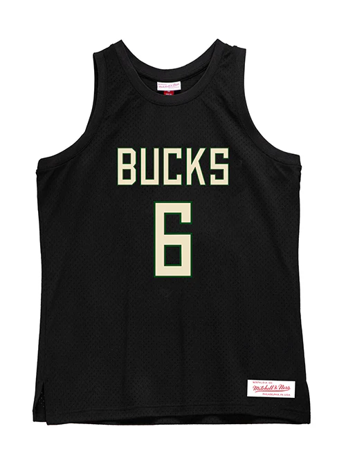 Bucks In Six x Mitchell & Ness Milwaukee Bucks Swingman Jersey - Image 4