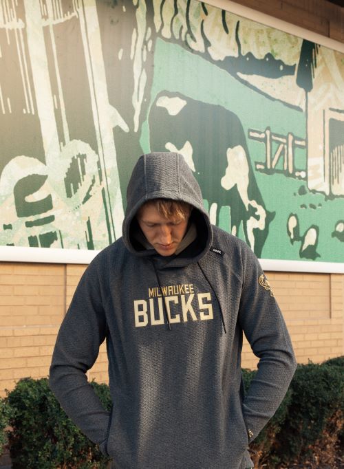 Bucks In Six x UNRL Elevation Milwaukee Bucks Hooded Sweatshirt - Image 3