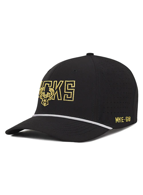 Bucks In Six x UNRL Mid-Pro Vented Milwaukee Bucks Snapback Hat