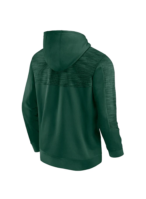 Fanatics Poly Fleece Green Milwaukee Bucks Hooded Sweatshirt - Image 2