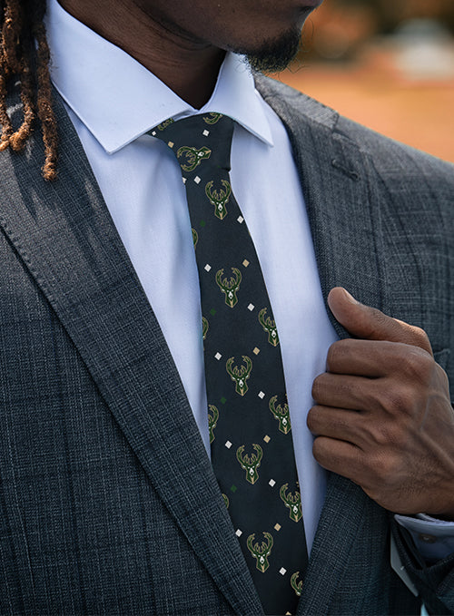 For Bare Feet Club Level Milwaukee Bucks Tie - Image 2