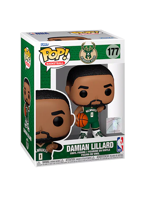 Funko Pop! Icon Edition Damian Lillard Milwaukee Bucks Figure