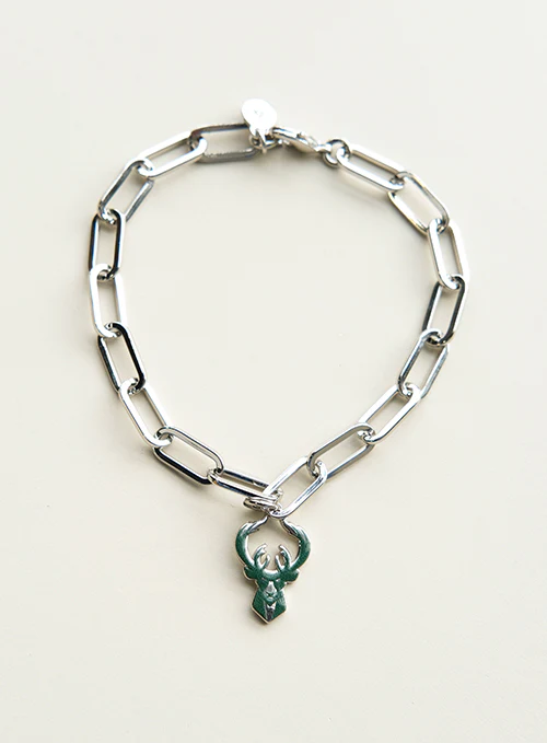 Icon Milwaukee Bucks Charm Bracelet