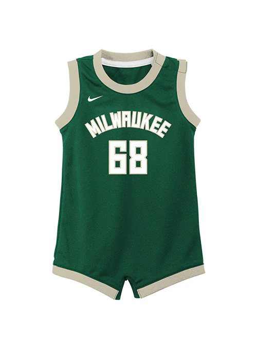 Infant Nike Icon Bango Milwaukee Bucks Onesie - Image 2