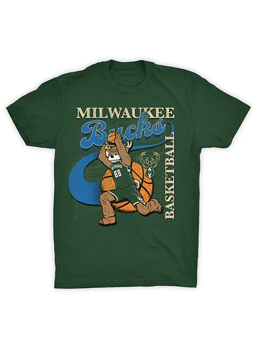 Bucks Pro Shop Dunking Bango Milwaukee Bucks T-Shirt
