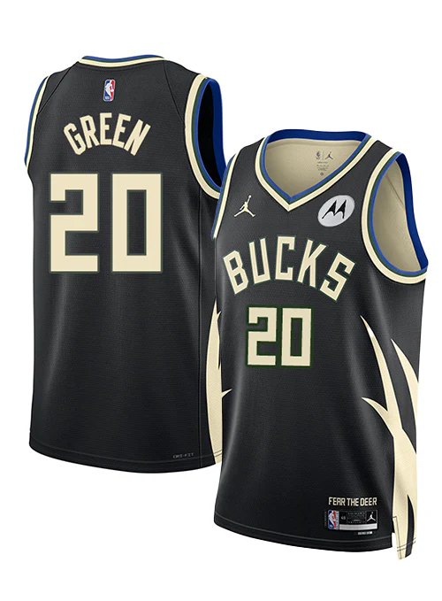 Jordan 2022 Statement Edition AJ Green Milwaukee Bucks Swingman Jersey