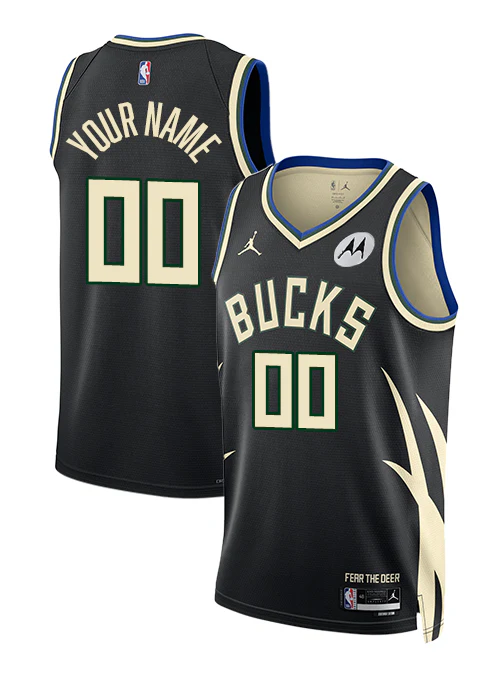 Jordan 2022 Statement Edition Custom Milwaukee Bucks Swingman Jersey