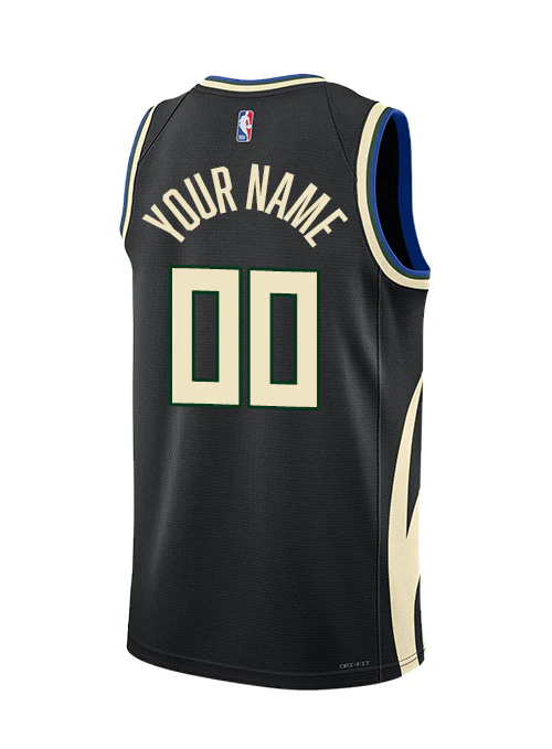 Jordan 2022 Statement Edition Custom Milwaukee Bucks Swingman Jersey - Image 2