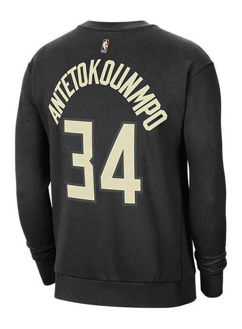 Jordan 2022 Statement Edition Giannis Antetokounmpo Milwaukee Bucks Crewneck Sweatshirt