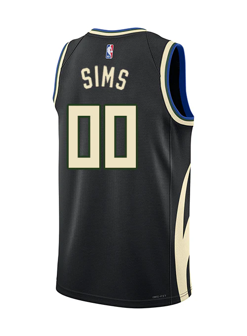 Jordan 2022 Statement Edition Jericho Sims Milwaukee Bucks Swingman Jersey - Image 2