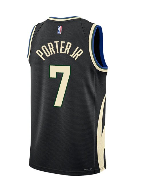 Jordan 2022 Statement Edition Kevin Porter Jr Milwaukee Bucks Swingman Jersey - Image 3