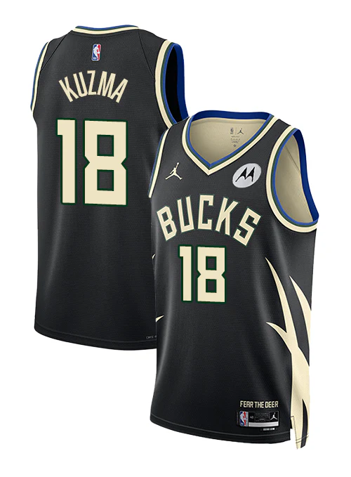Jordan 2022 Statement Edition Kyle Kuzma Milwaukee Bucks Swingman Jersey