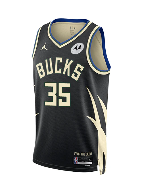 Jordan 2022 Statement Edition Pete Nance Milwaukee Bucks Swingman Jersey - Image 3