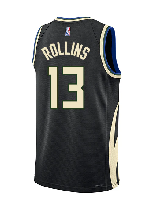 Jordan 2022 Statement Edition Ryan Rollins Milwaukee Bucks Swingman Jersey - Image 2