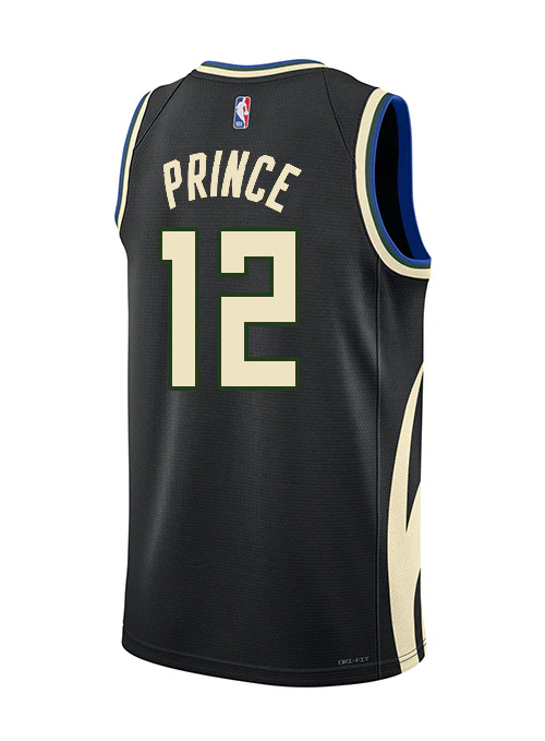 Jordan 2022 Statement Edition Taurean Prince Milwaukee Bucks Swingman Jersey - Image 2