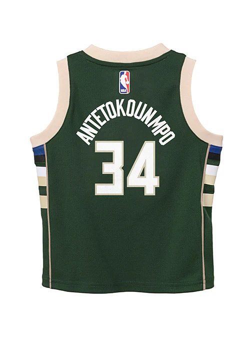 Juvenile Nike Icon Giannis Antetokounmpo Milwaukee Bucks Replica Jersey