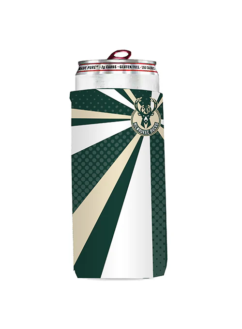 Logo Brands 12oz Sun Rays Milwaukee Bucks Can Cooler