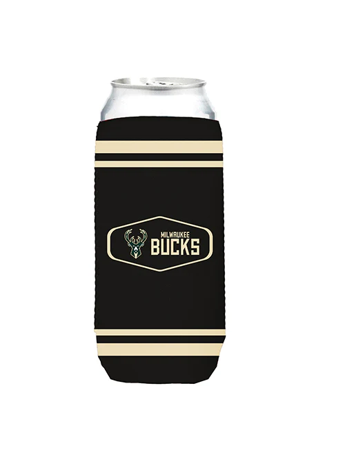 Logo Brands 16oz Statement Hex Milwaukee Bucks Can Cooler