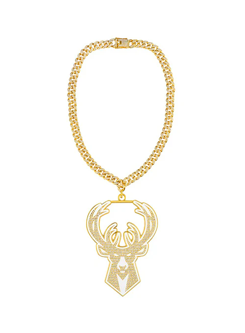 Icon Milwaukee Bucks Gold Chain
