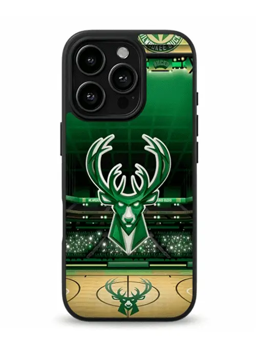 FM Cases Motion NBA Milwaukee Bucks iPhone Case