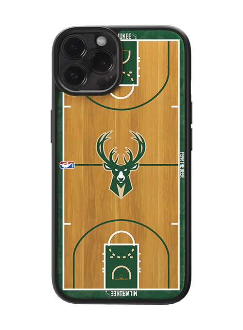 FM Cases NBA Authentic Wood Milwaukee Bucks iPhone Case