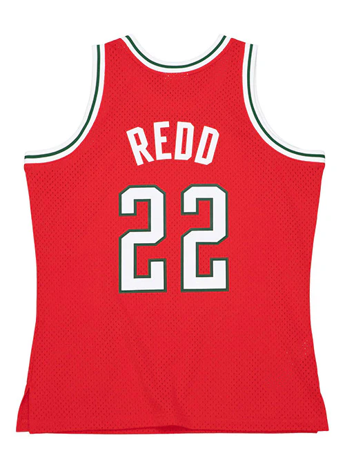 Mitchell & Ness HWC '08 Michael Redd Milwaukee Bucks Swingman Jersey - Image 3