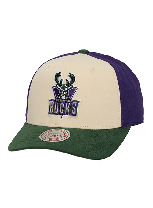 Mitchell & Ness HWC '93 Brushed Off Milwaukee Bucks Snapback Hat