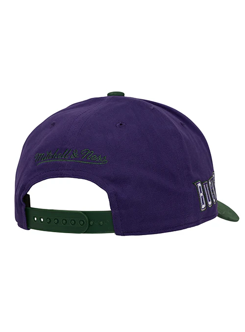 Mitchell & Ness HWC '93 Brushed Off Milwaukee Bucks Snapback Hat - Image 3